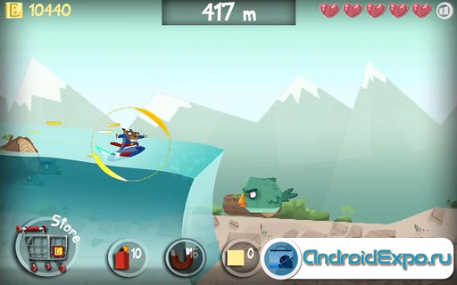 Surfing Beaver